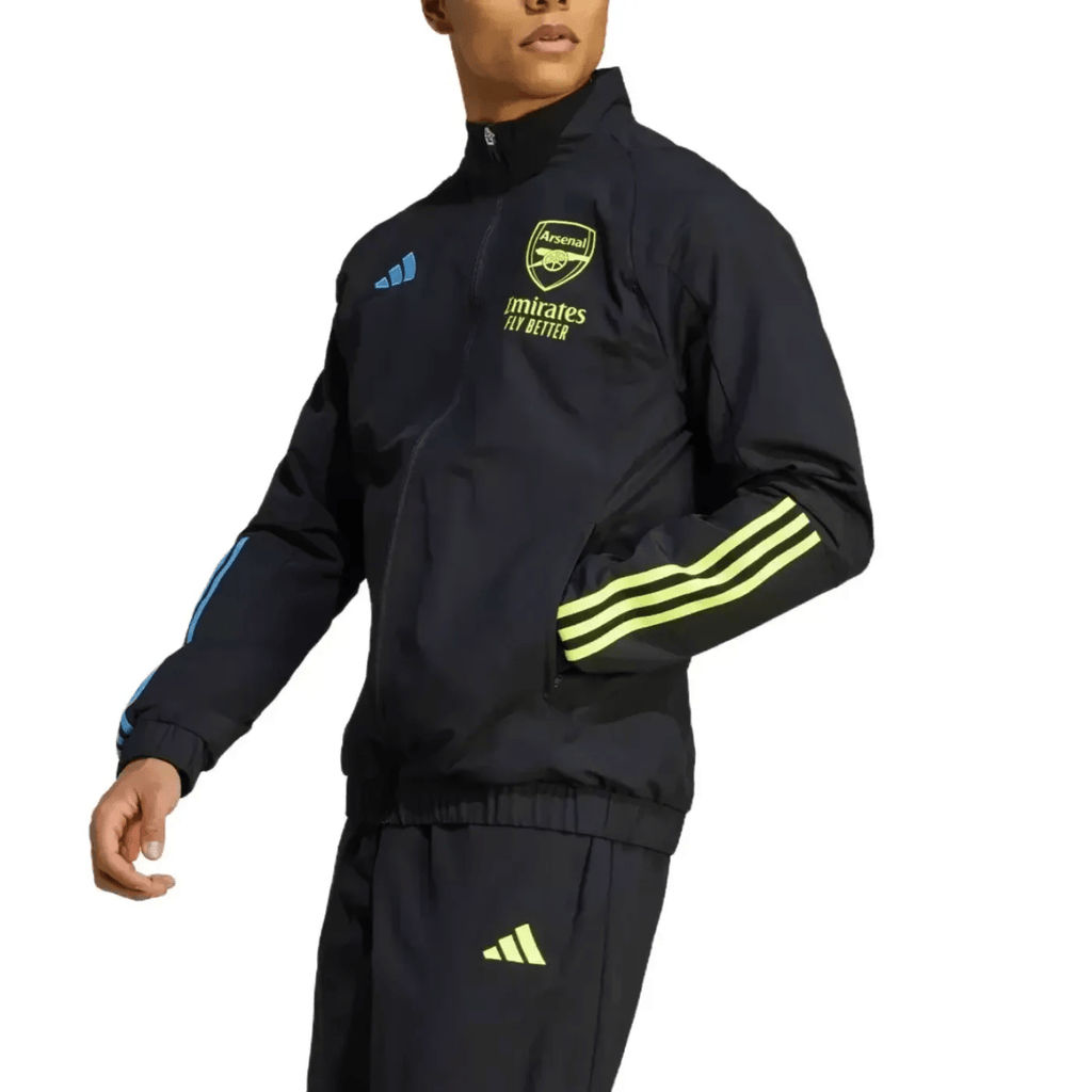 Arsenal FC black presentation Soccer tracksuit 2023/24 - Adidas - shop_name