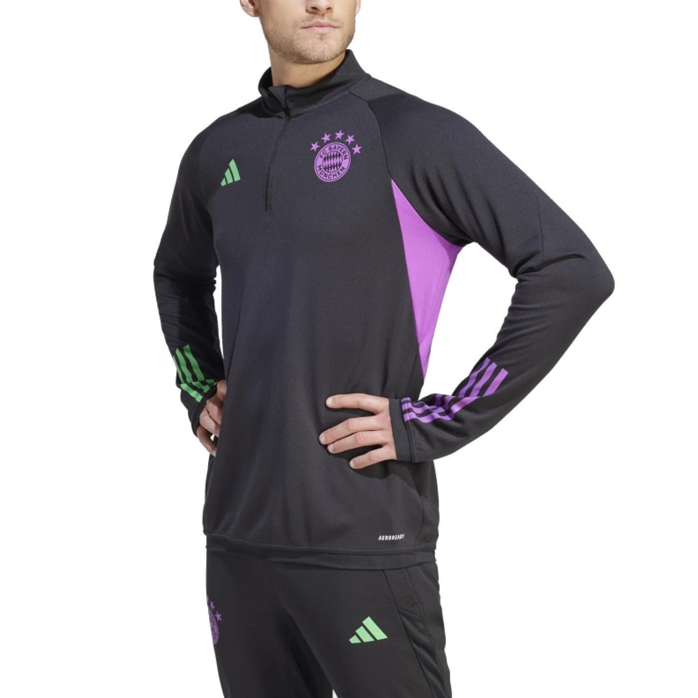 Bayern Munich black training technical sweat top 2023/24 - Adidas - shop_name