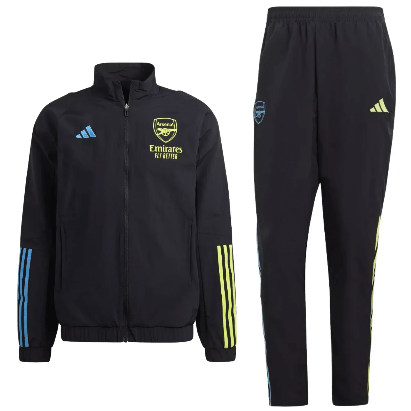 Arsenal FC black presentation Soccer tracksuit 2023/24 - Adidas - shop_name